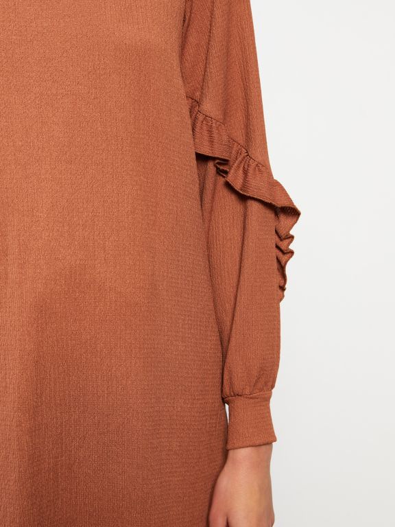 Crew Neck Regular Long Sleeve Women's Tunic