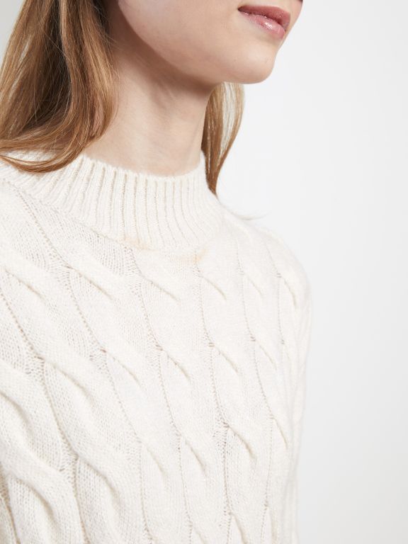 Half Turtleneck Patterned Long Sleeve Women's Knitwear Tunic
