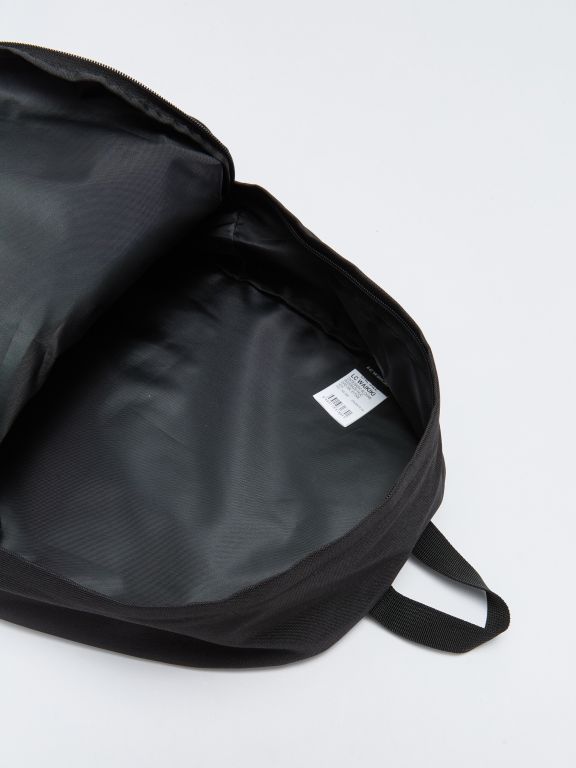 Label Printed Men's Backpack