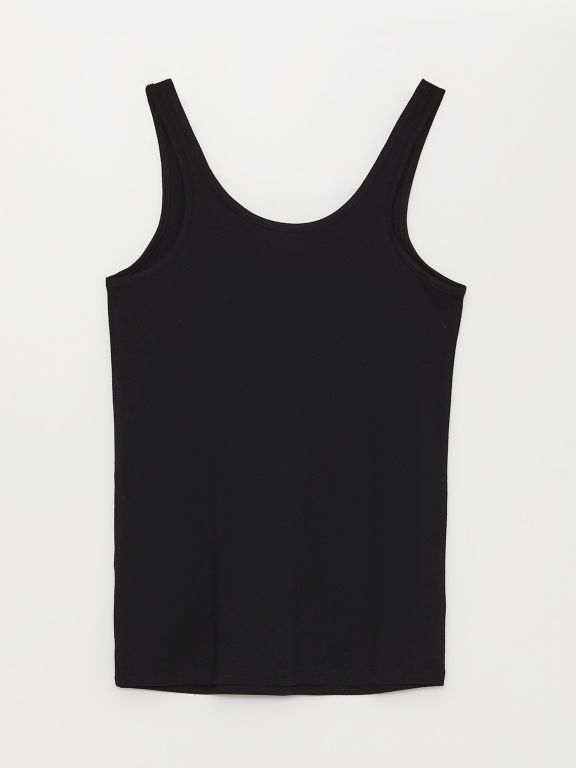 U Neck Regular Strappy Women's Singlet