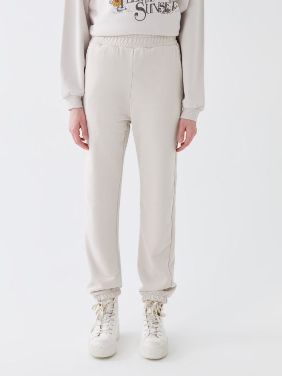 Women's Elastic Waist Regular Jogger Sweatpants