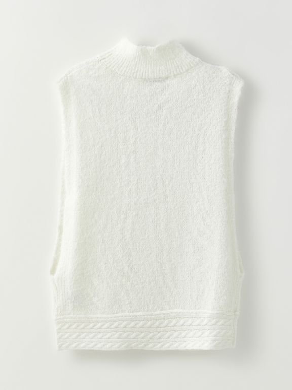 Women's Half Turtleneck Regular Tricot Sweater