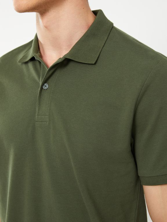 Polo Neck Short Sleeve Pike Men's T-shirt