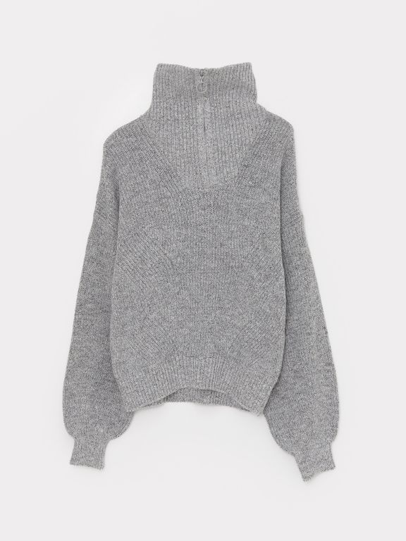 Turtle Neck Regular Long Sleeve Women's Tricot Sweater