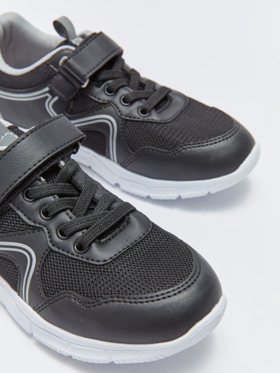 Lace-Up and Velcro Boys Sneakers