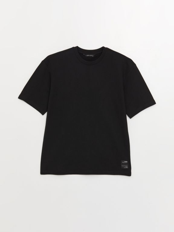 Crew Neck Short Sleeve Men's Sweatshirt