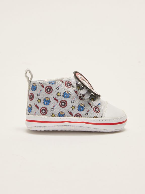Marvel Licensed Patch Detail Baby Boy Pre-Toddler Shoes
