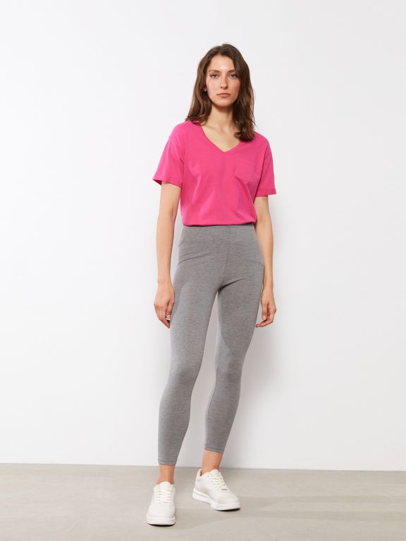 Women's Elastic Waist Regular Tights