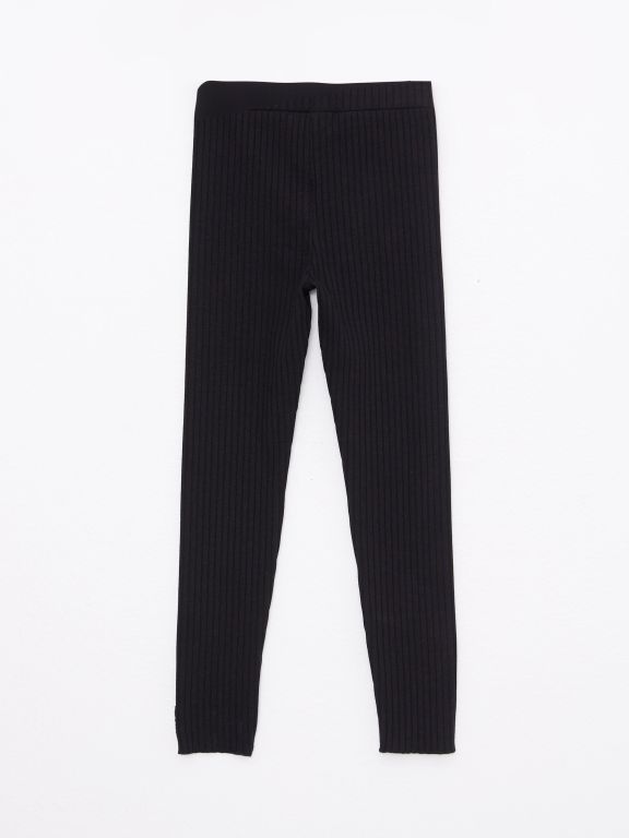 Elastic Waist Basic Girl Tights