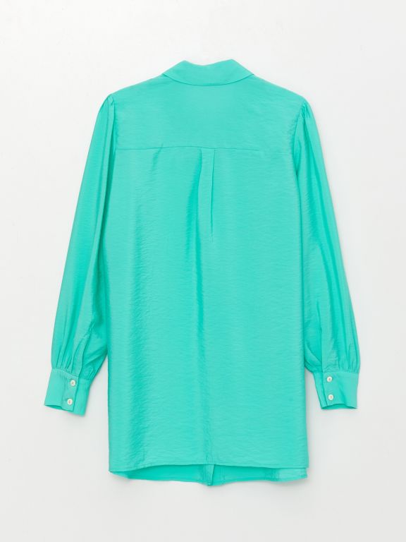 Shirt Neck Regular Long Sleeve Maternity Tunic