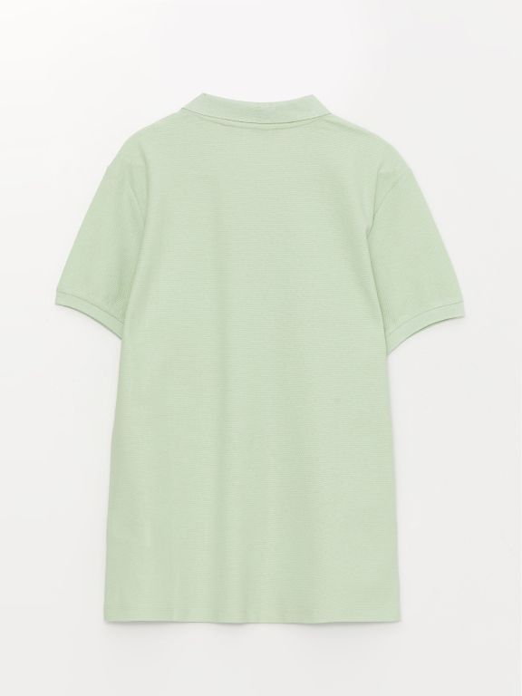 Polo Neck Short Sleeve Men's T-Shirt