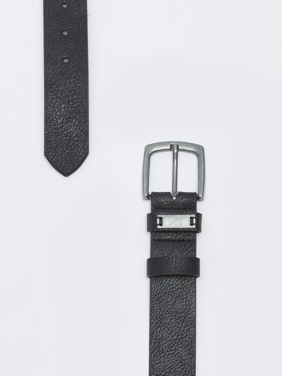 Faux Leather Men's Belt