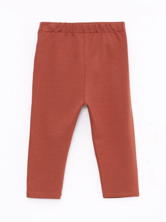 Elastic Waist Basic Baby Girl Sweatpants