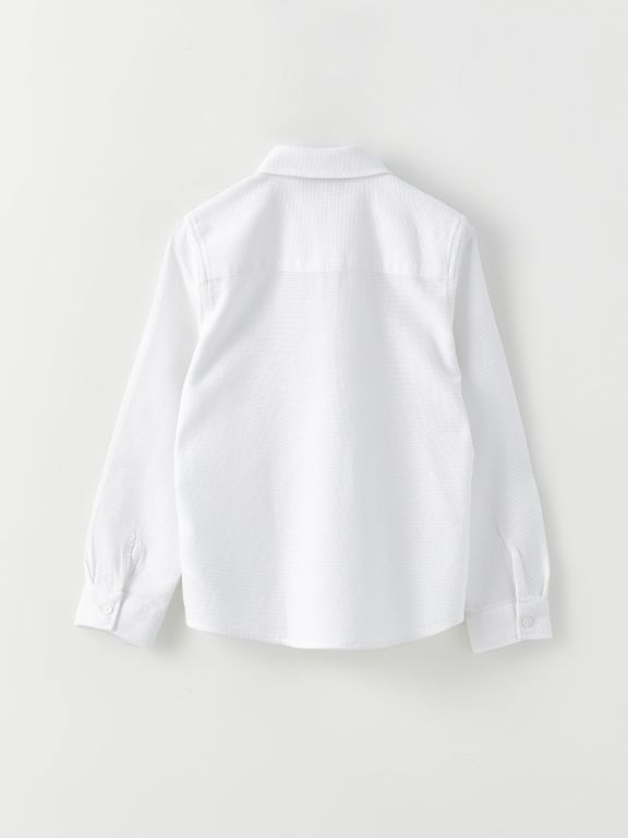 Basic Long Sleeve Boy Shirt