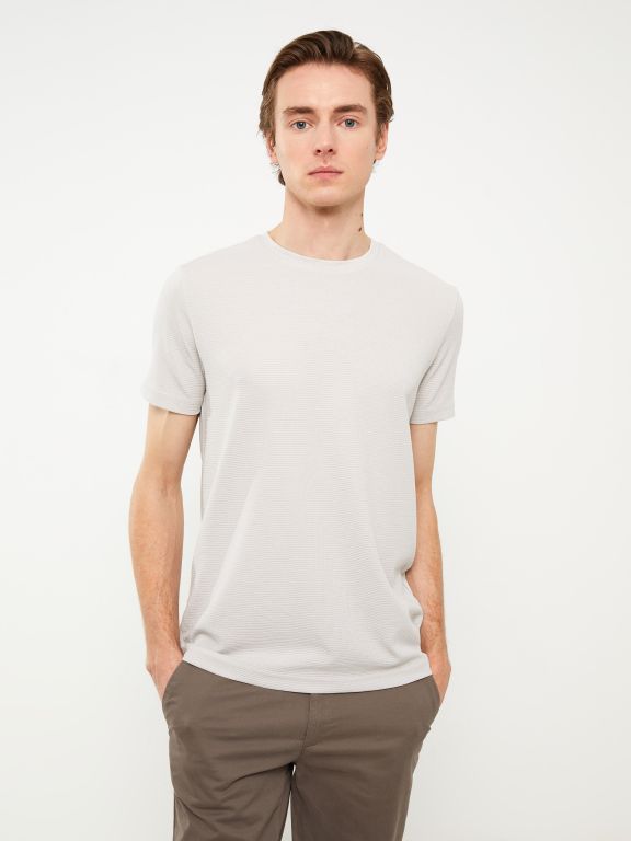 Crew Neck Short Sleeve Men's T-shirt