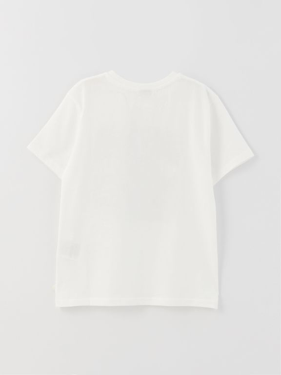 Crew Neck Printed Short Sleeve Boy T-Shirt
