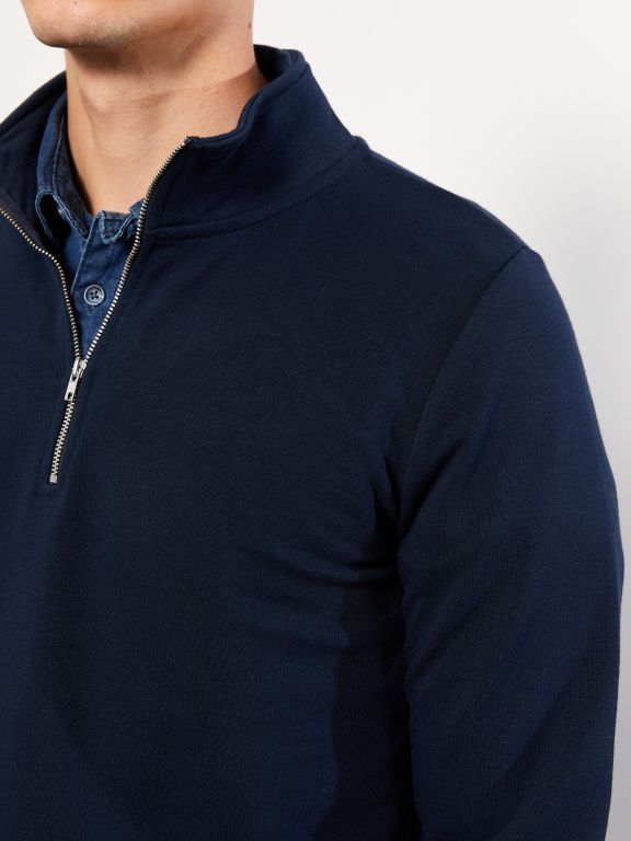 Turtle Neck Long Sleeve Men's Sweatshirt