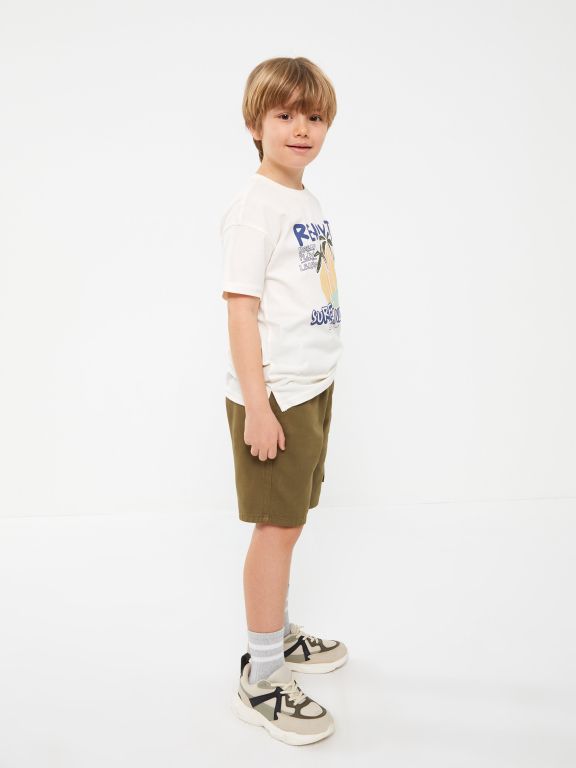 Comfortable Fit Crew Neck Printed Boys T-Shirt