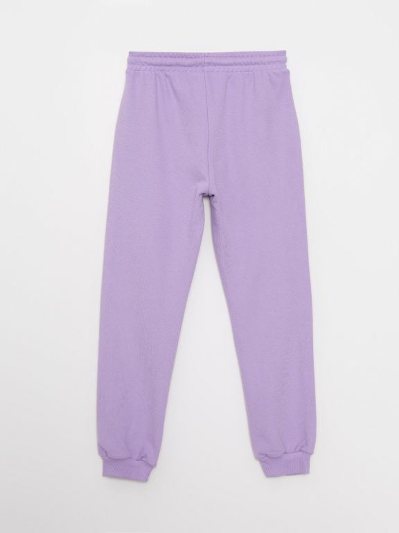Elastic Waist Printed Girl Jogger Sweatpants