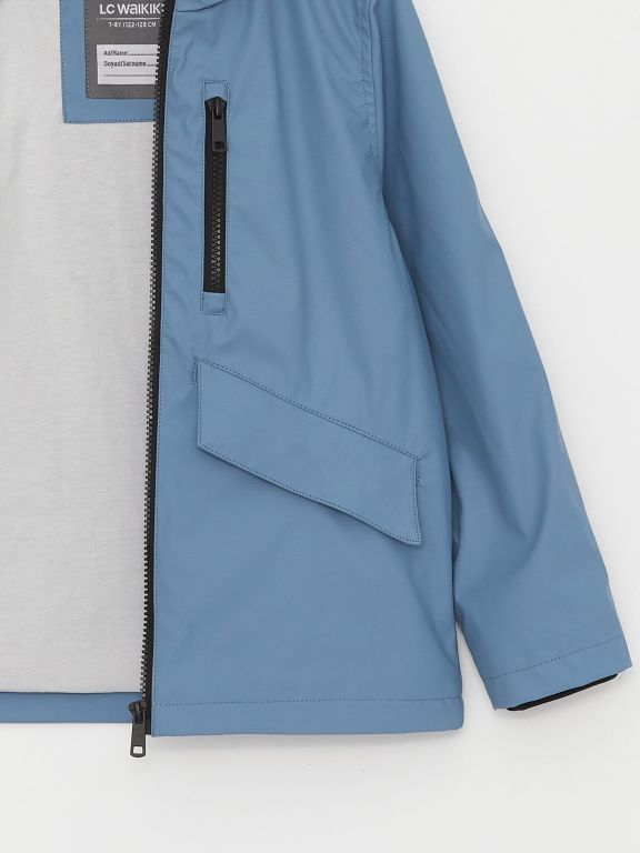 Boy's Hooded Raincoat