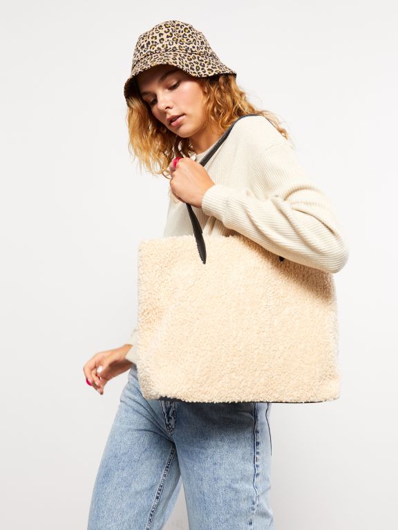 Plain Fur Women Shoulder Bag