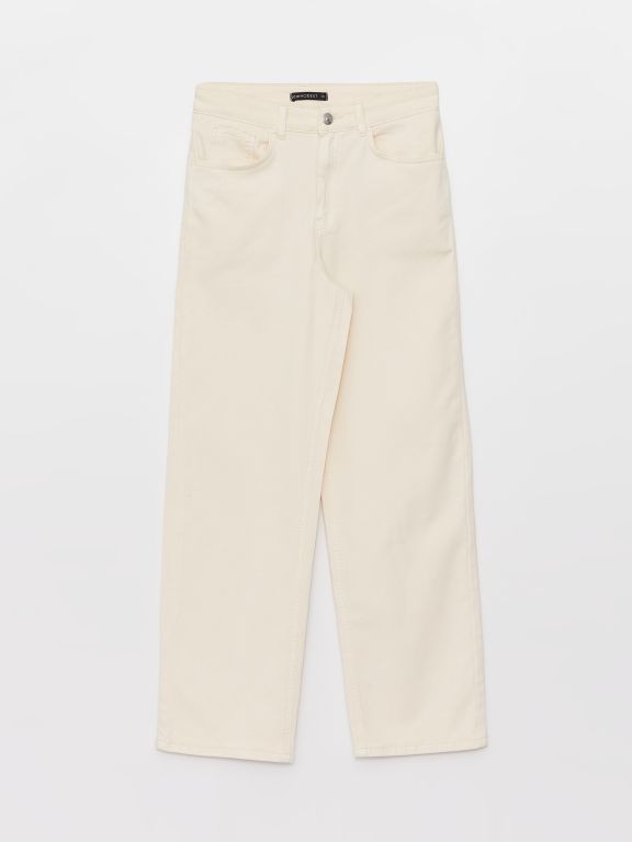 Standard Fit Regular Gabardine Women's Trousers