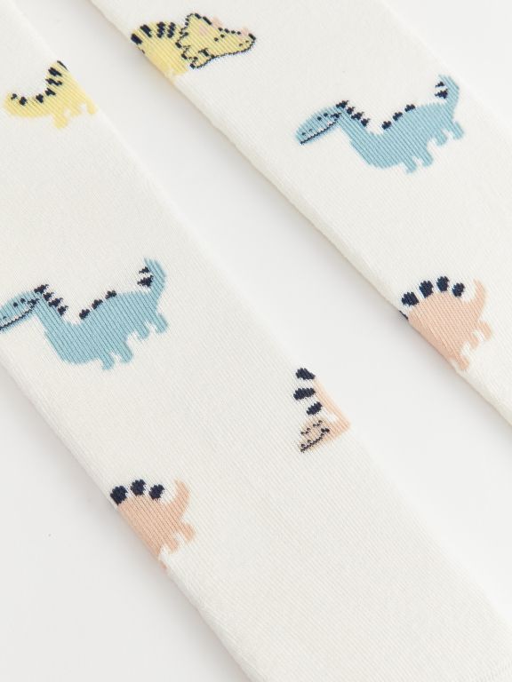 Printed Baby Boy Tights