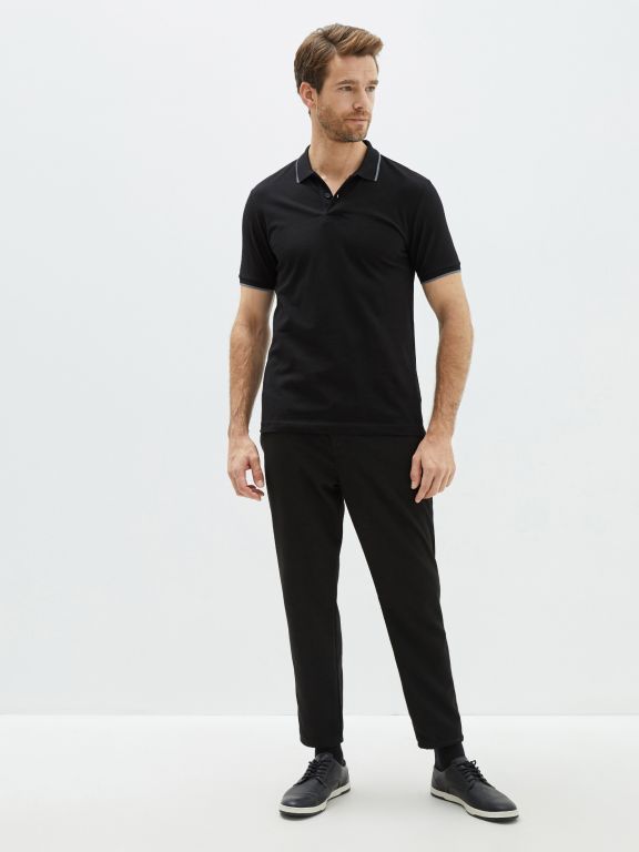 Polo Neck Short Sleeve Pike Men's T-shirt