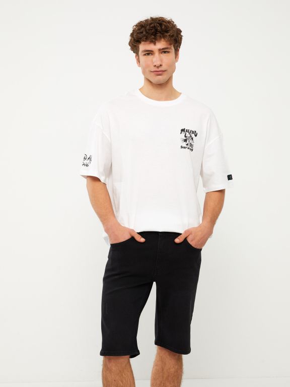 Standard Fit Men's Jean Shorts