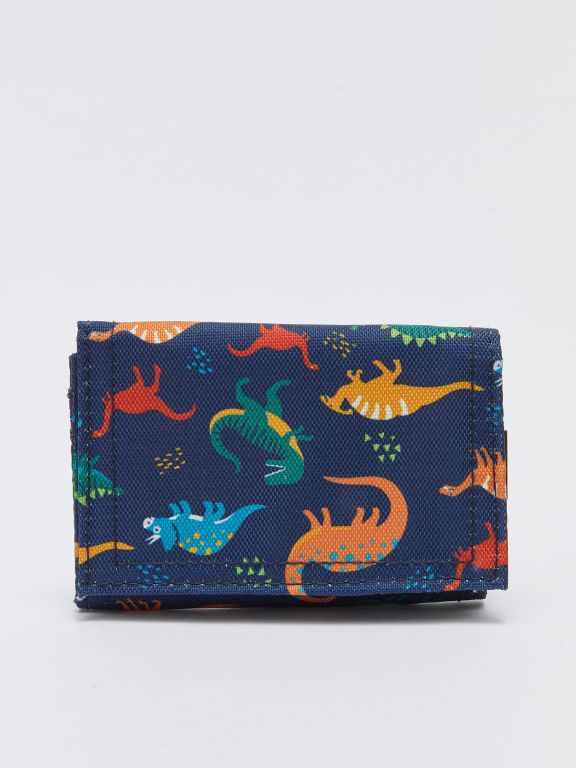 Dinosaur Printed Boy's Wallet