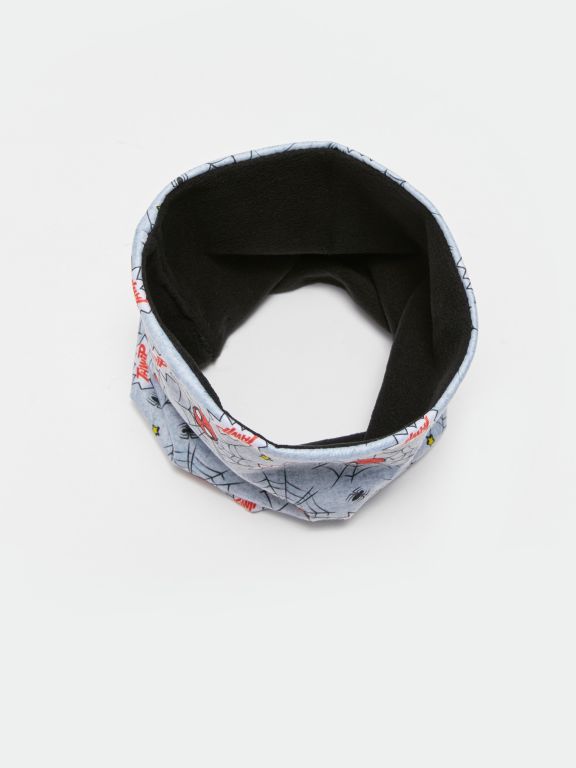 Spiderman Printed Boy Scarf