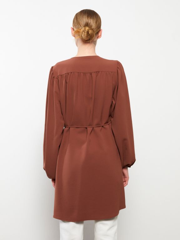 Crew Neck Regular Long Sleeve Women's Tunic