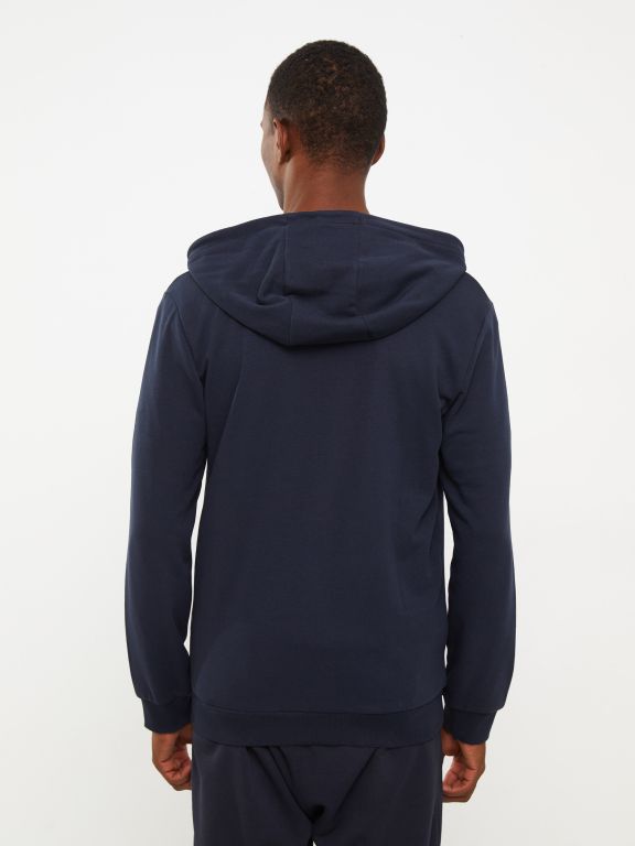 Standard Fit Hooded Men's Sports Cardigan