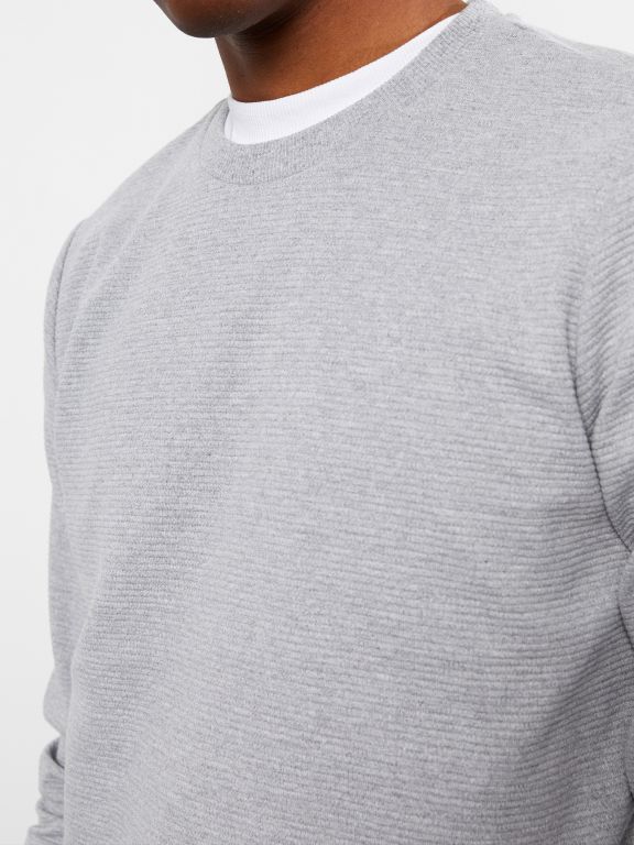 Crew Neck Long Sleeve Men's Sweatshirt