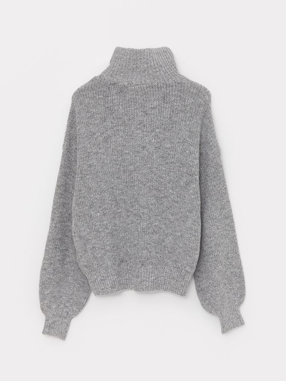 Turtle Neck Regular Long Sleeve Women's Tricot Sweater