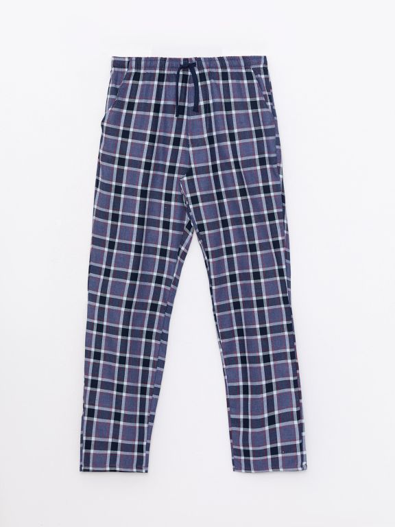 Standard Fit Plaid Men's Pajama Bottoms