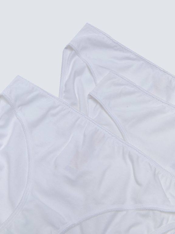 Plain Bikini Panties 3-Pack