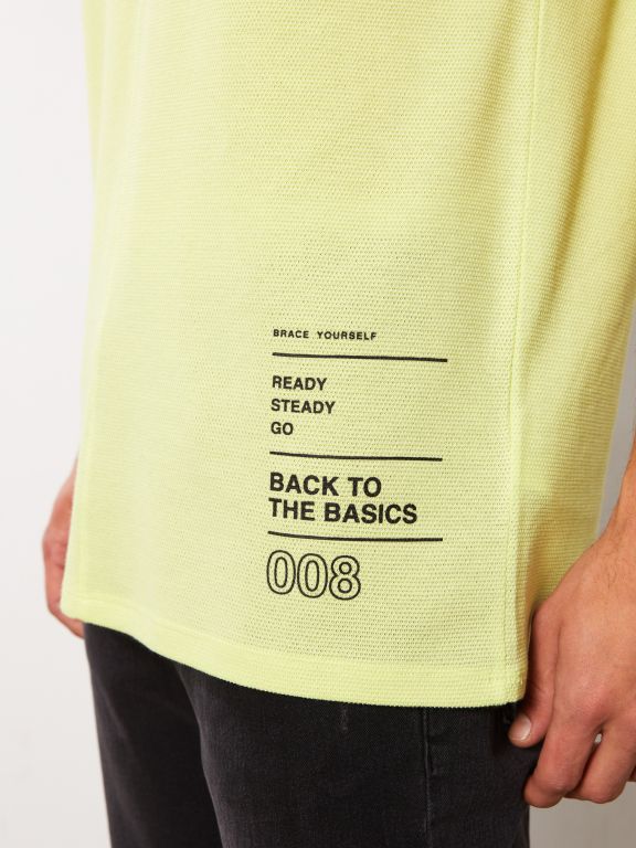 Crew Neck Printed Men's Sleeveless T-Shirt
