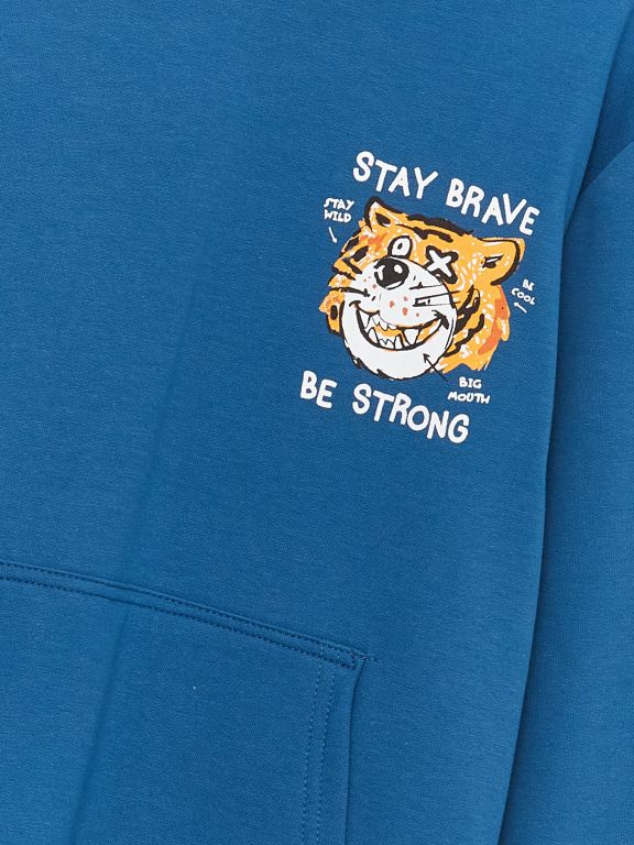 Printed Long Sleeve Boys' Hoodie