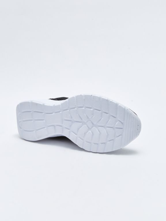 Mesh Detailed Lace-Up Men's Active Sports Shoes