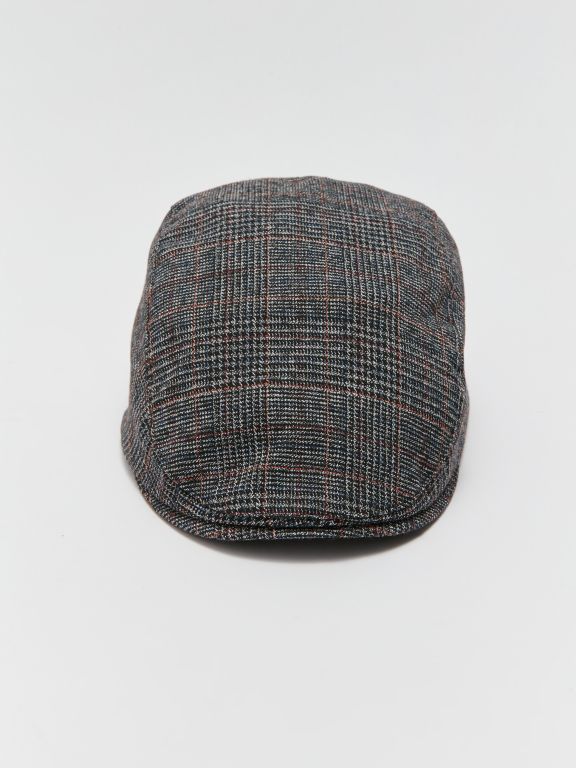 Checked Men's Flat Cap