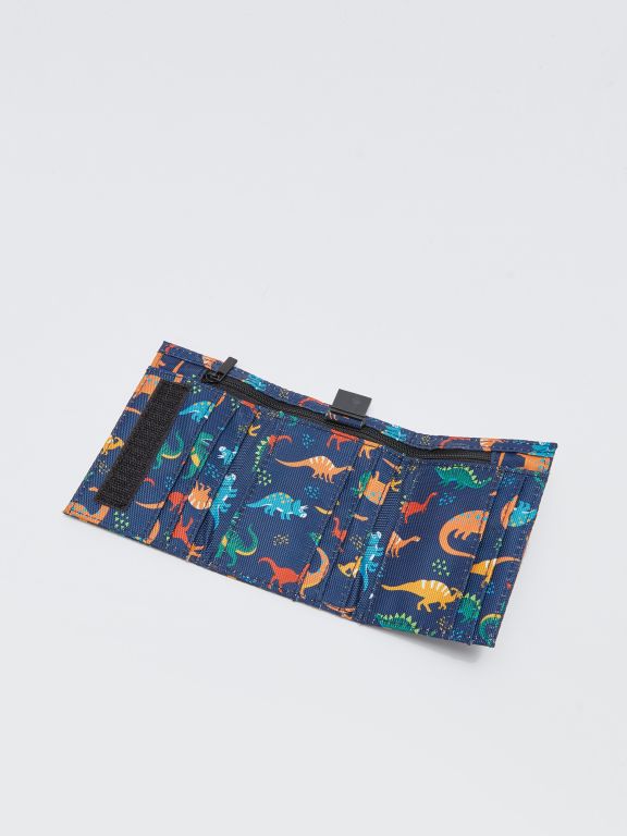 Dinosaur Printed Boy's Wallet