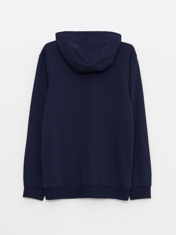 Standard Fit Hooded Men's Sports Cardigan
