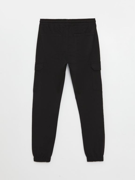 Slim Fit Gabardine Men's Jogger Trousers