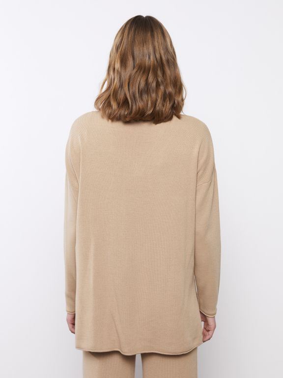 V Neck Regular Long Sleeve Women's Tricot Sweater