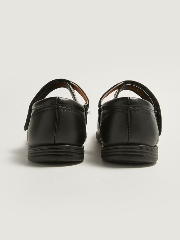 Leather Look Velcro Girl Child Ballet