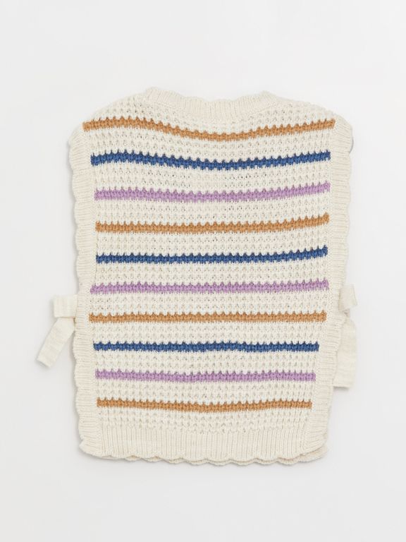 Crew Neck Baby Girl Sweater