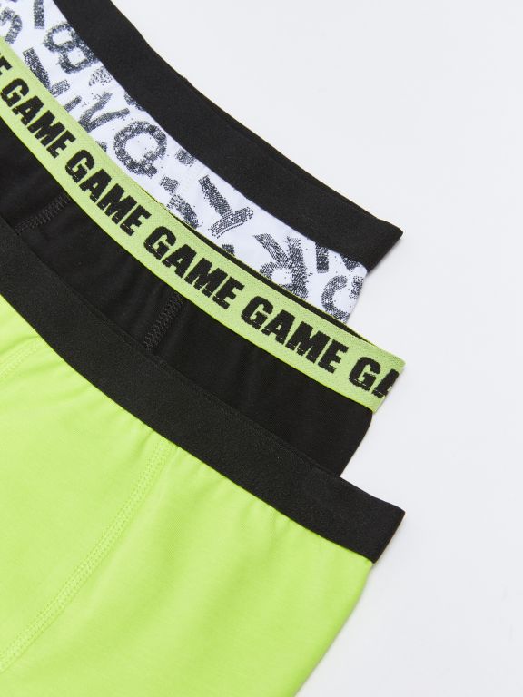 Printed Cotton Boy Boxer 3-Pack