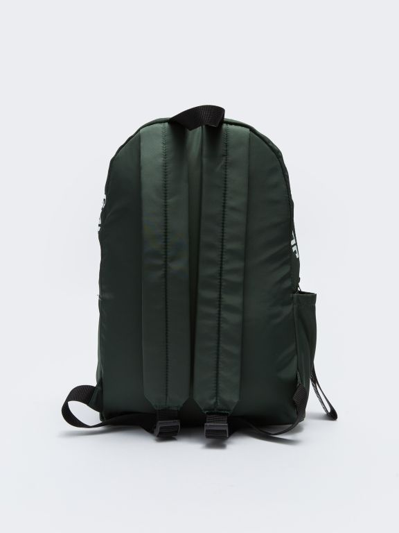 Letter Printed Men's Backpack
