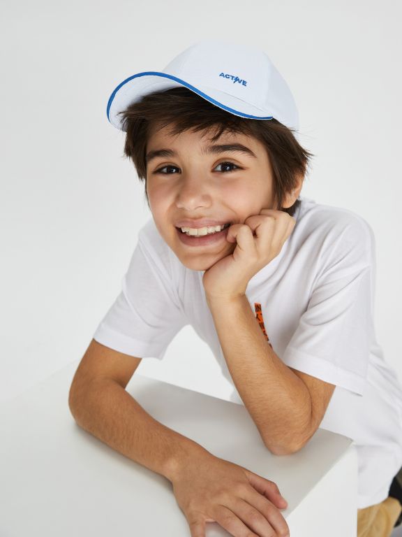 Letter Embroidered Boys Cap Hat
